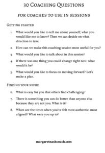 30 Coaching Questions